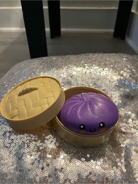 VIRAL PURPLE dumpling squishy tie dye